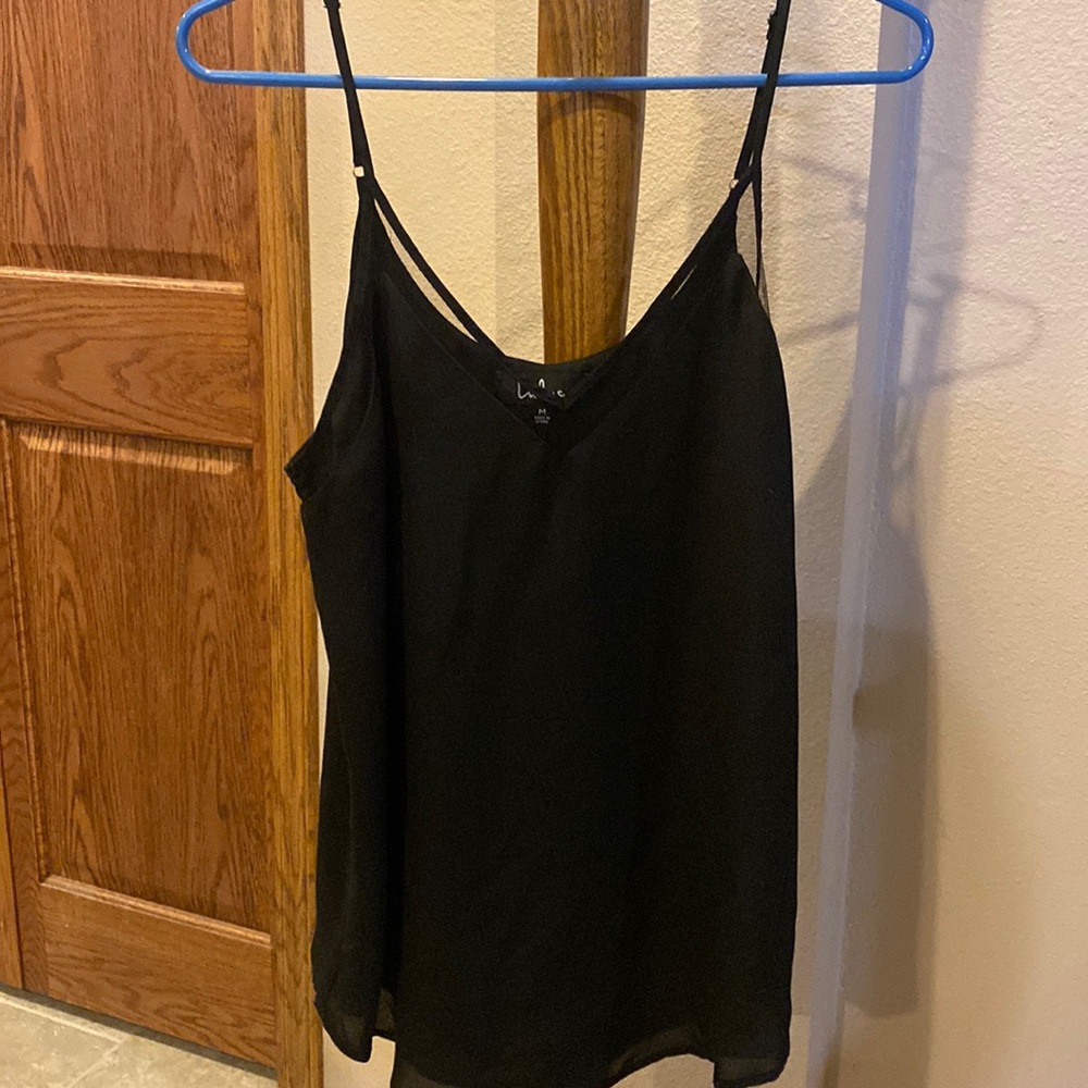 Black tank top